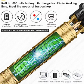 electric beard and body trimmer