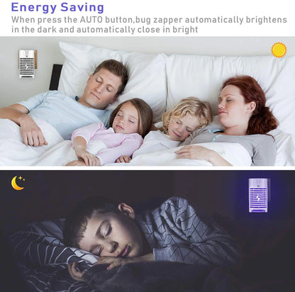 Electric Mosquito Lamp Anti Fly Moth Bug Insect Trap Lamp No Radiation Pest Kill EU/US/UK Plug