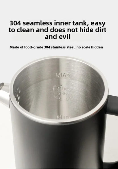 Smart Thermostatic 1.7L Electric Kettles Household Stainless Steel Kettle Double-Layer Insulation Boiling Water Electric Kettle