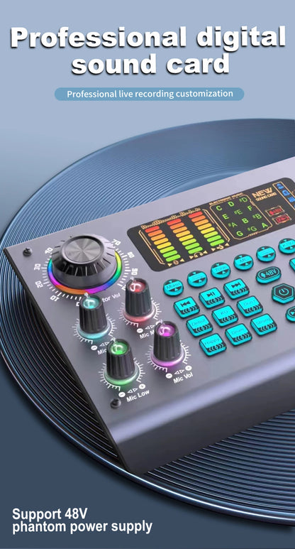 Zealsound Professional 48V XLR Microphone for PC Recording Singing Streaming Gaming