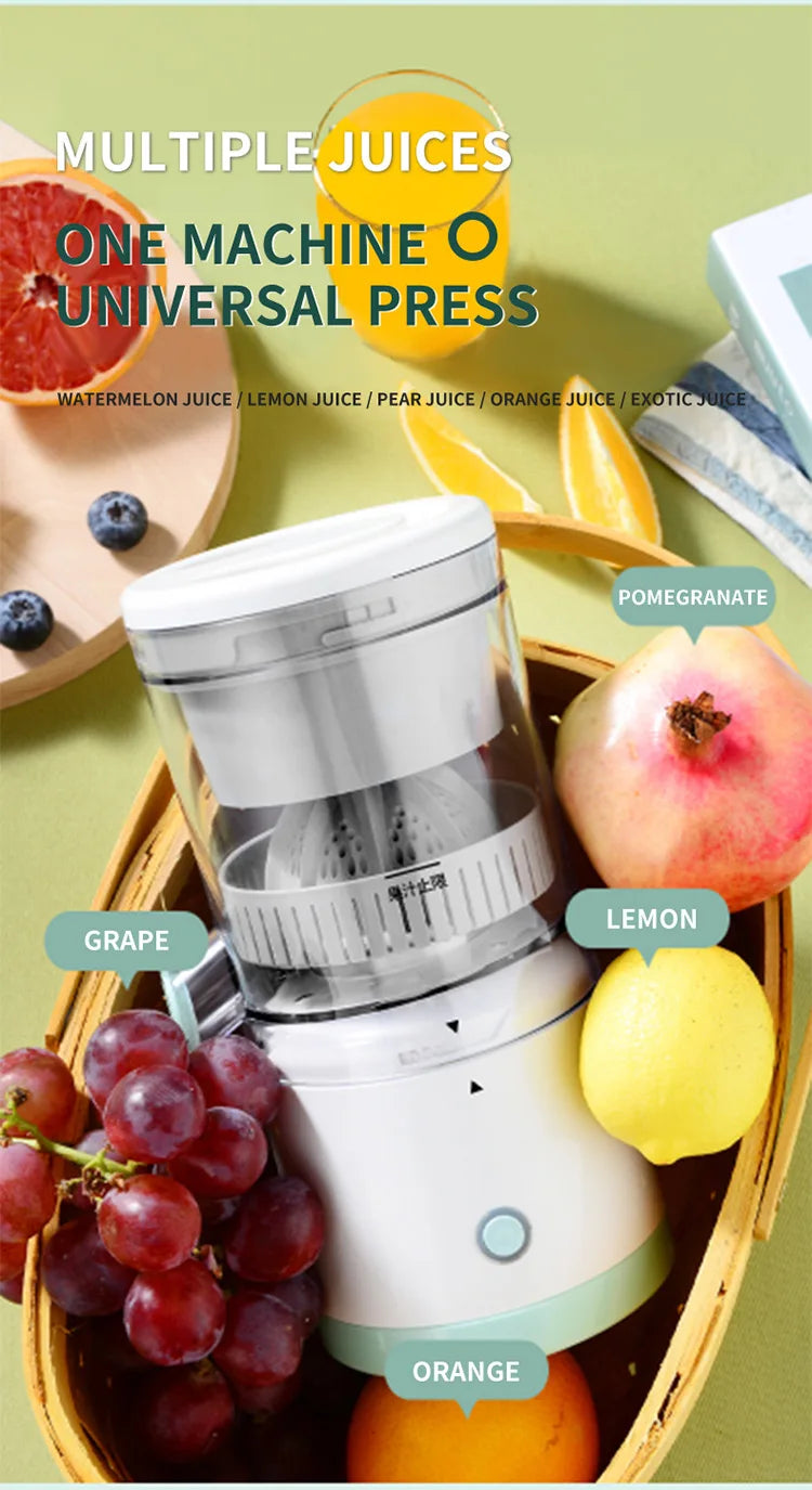 Extractor Fully Automatic Fruit Household Juicer Portable Juice Machine Residue Separation Bidirectional Spiral Fruit Juicer Cup