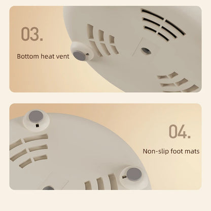 2.0L Rice Cooker Multifunctional Household Porridge Cooking Rice Cooker With Steamer Double Layer Non-Stick Electric Cooker 220V