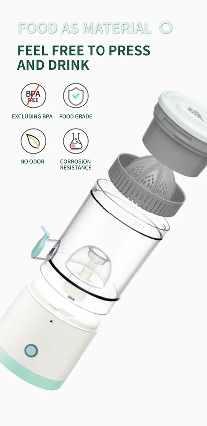 Extractor Fully Automatic Fruit Household Juicer Portable Juice Machine Residue Separation Bidirectional Spiral Fruit Juicer Cup