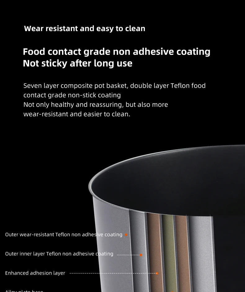 6.8L large-capacity air fryer, knob switch, food-grade non-stick coating, healthy cooking, 1-hour timer, dual-purpose for baking
