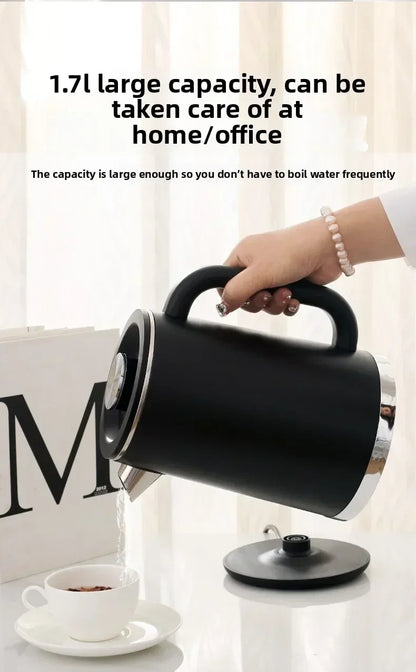 Smart Thermostatic 1.7L Electric Kettles Household Stainless Steel Kettle Double-Layer Insulation Boiling Water Electric Kettle