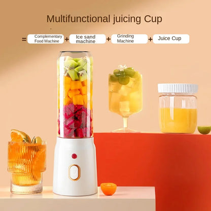 Portable Electric Fruit Juicer Machine Shakes and Smoothies Personal Travel Blender