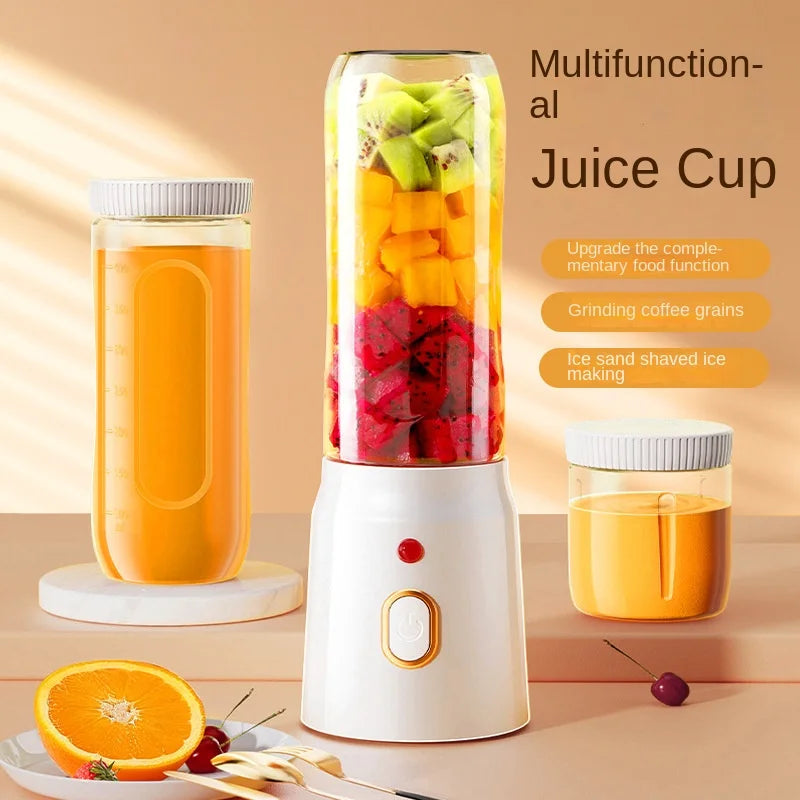 Portable Electric Fruit Juicer Machine Shakes and Smoothies Personal Travel Blender