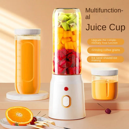 Portable Electric Fruit Juicer Machine Shakes and Smoothies Personal Travel Blender