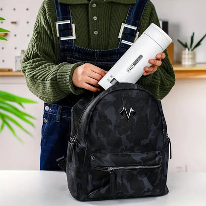 Travel Electric Kettle Portable Small Mini Tea Coffee Kettle Water Boiler, Water Heater Steel & Auto Shut-Off & Boil Dry Protect