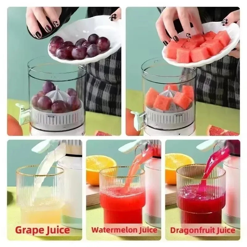 Extractor Fully Automatic Fruit Household Juicer Portable Juice Machine Residue Separation Bidirectional Spiral Fruit Juicer Cup