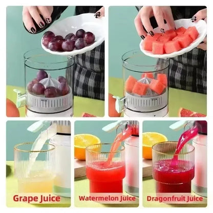 Extractor Fully Automatic Fruit Household Juicer Portable Juice Machine Residue Separation Bidirectional Spiral Fruit Juicer Cup