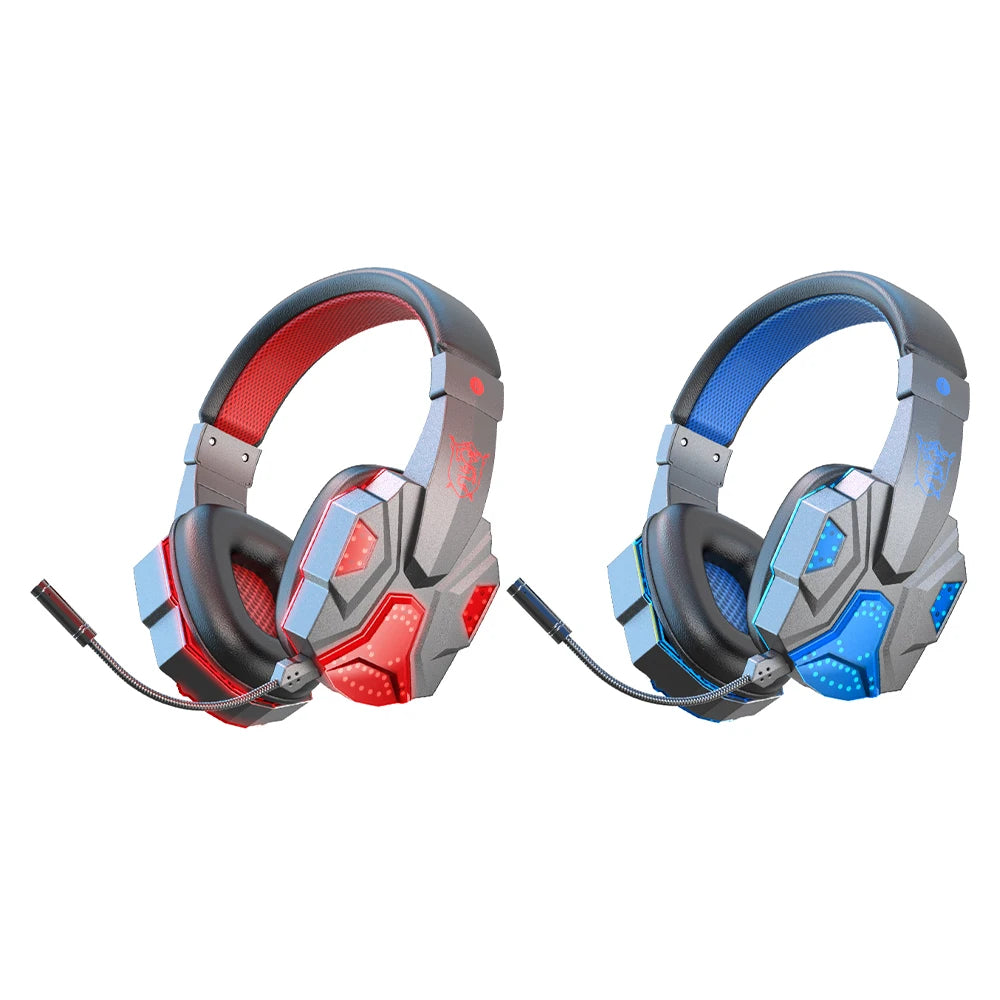 Wireless Bluetooth 5.1 Gaming Headphone Strong Bass Stereo Earphone Noise Reduction Helmet With Mic Low Latency Game Big Headset