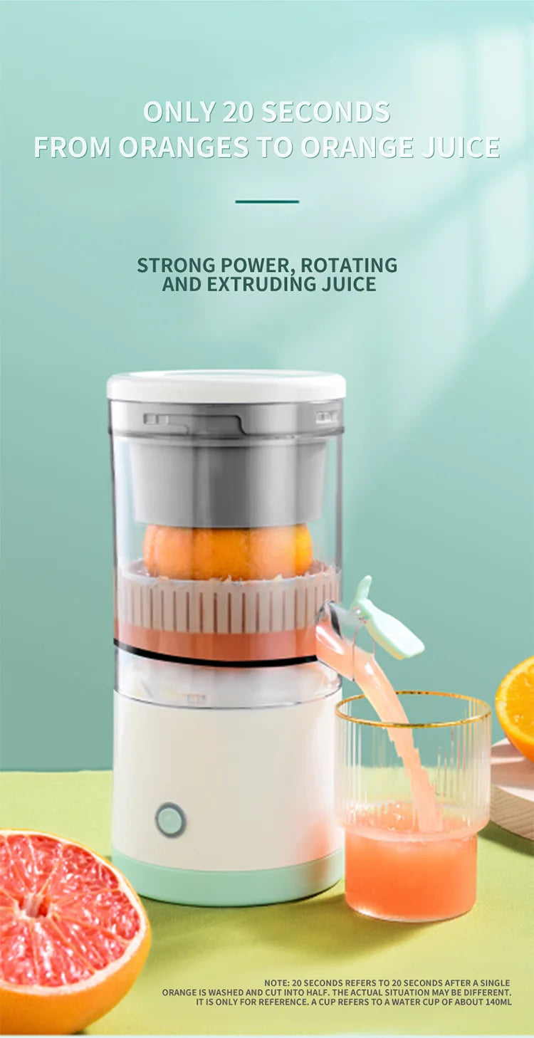 Extractor Fully Automatic Fruit Household Juicer Portable Juice Machine Residue Separation Bidirectional Spiral Fruit Juicer Cup