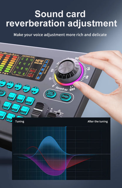 Zealsound Professional 48V XLR Microphone for PC Recording Singing Streaming Gaming