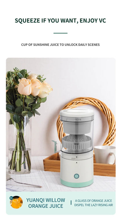 Extractor Fully Automatic Fruit Household Juicer Portable Juice Machine Residue Separation Bidirectional Spiral Fruit Juicer Cup
