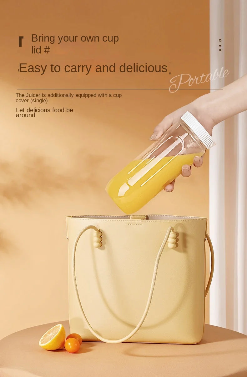 Portable Electric Fruit Juicer Machine Shakes and Smoothies Personal Travel Blender