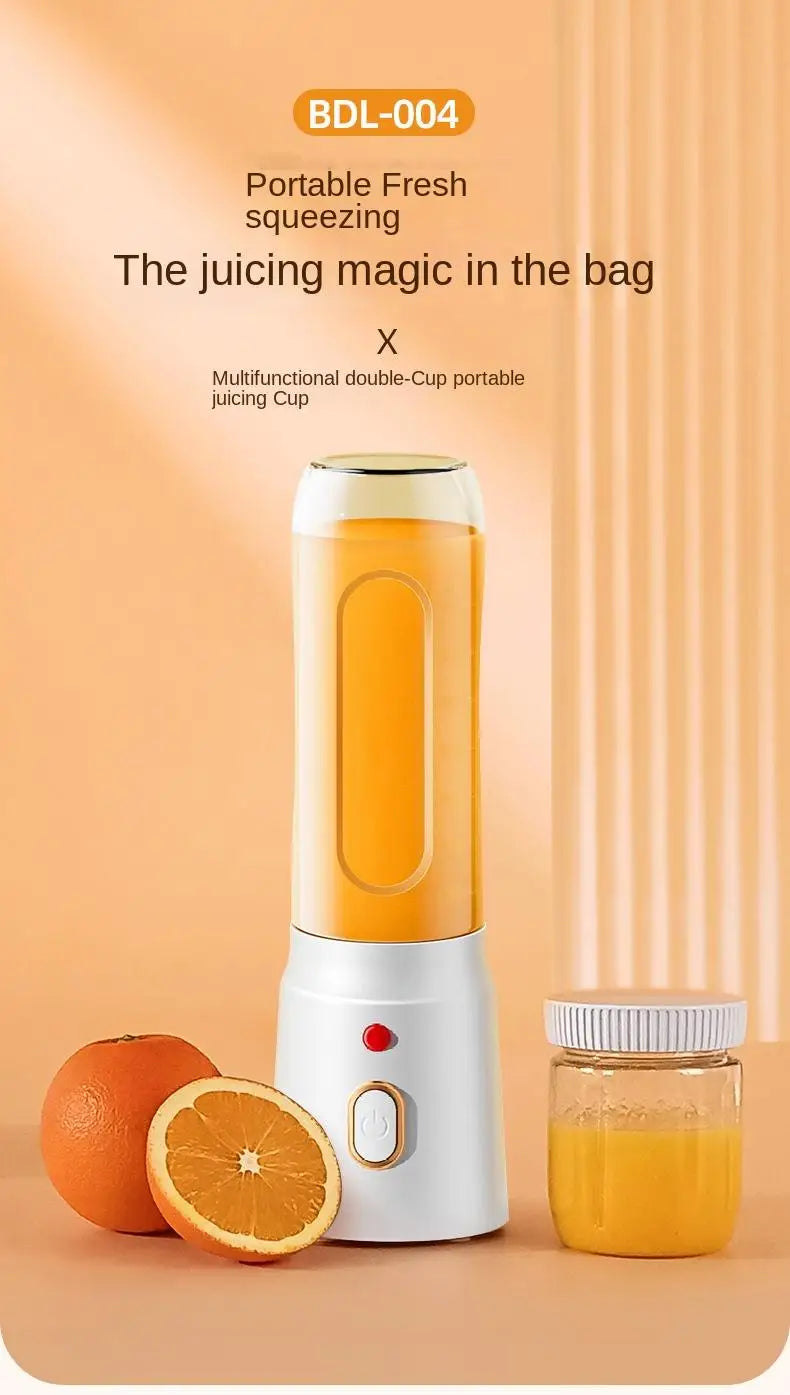 Portable Electric Fruit Juicer Machine Shakes and Smoothies Personal Travel Blender
