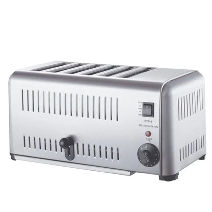 Toaster Commercial 4-6-piece Chinese Hamburger Heater Sandwich Toaster Toaster Kitchen Breakfast Machine 304 stainless steel
