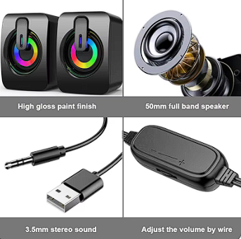 LED gaming speakers