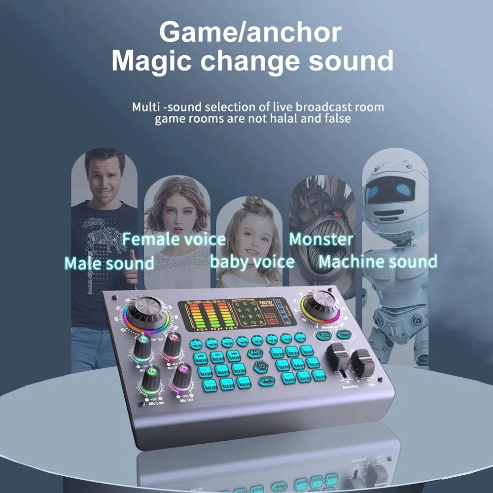 Zealsound Professional 48V XLR Microphone for PC Recording Singing Streaming Gaming