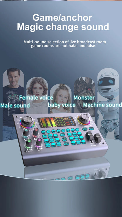 Zealsound Professional 48V XLR Microphone for PC Recording Singing Streaming Gaming