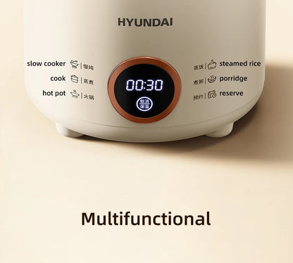 2.0L Rice Cooker Multifunctional Household Porridge Cooking Rice Cooker With Steamer Double Layer Non-Stick Electric Cooker 220V